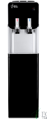 Кулер с холодильником Ecotronic M40-LF черный с серебром