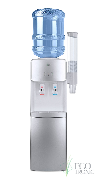 Напольный кулер Ecotronic J21-LC серебристо-белый (4)