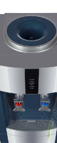 Напольный кулер Экочип V21-L голубой серебро (3)